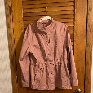 Maurices Dusty Rose Utility Jacket